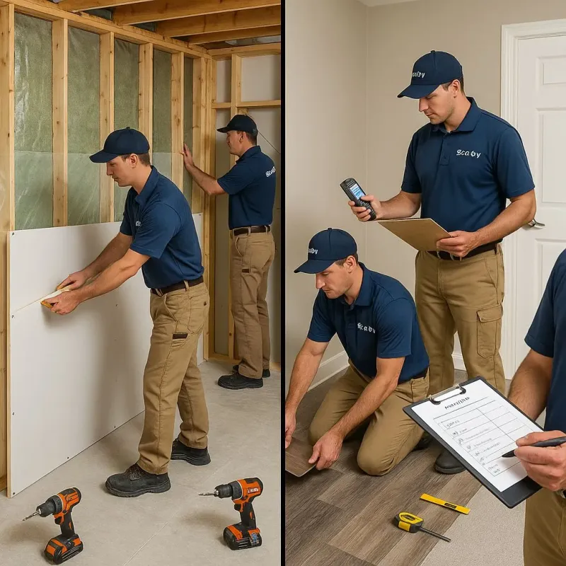Repairs and Reconstruction process in East Berwick, PA